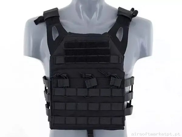 CHALECO JPC PORTA PLACAS EMERSON NEGRO — Coletes & Rigs — Airsoft Market PT