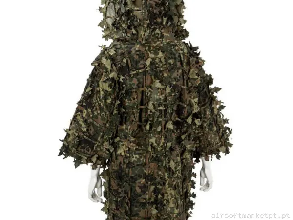 GHILLIE INVADER GEAR BASE LEAF FLECKTARN (COM FOLHAS) — Vestuário (Fardas) — Airsoft Market PT