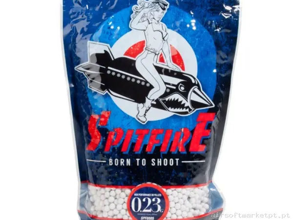 BBs 0.23g Spitfire 1kg Brancas — Munição (BBs) — Airsoft Market PT