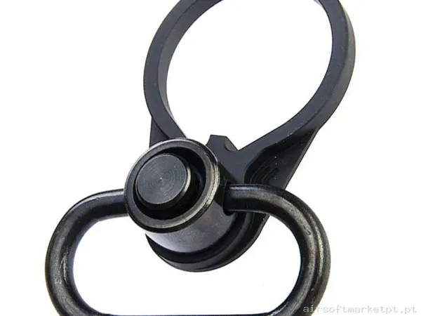 Externo Anilha Cinturão tático Porta Cano M4 MWS Angry Gun QD Swivel Giratório negro — Acessórios & Componentes — Airsoft Market PT