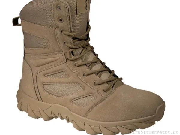 BOTA IMMORTAL WARRIOR ALPHA 8” COYOTE CAÑA ALTA - 44 — Calçado — Airsoft Market PT