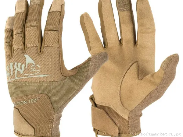 Luvas Helikon-Tex Range Tactical Gloves coyote/Adaptive Green — Gear Táctico — Airsoft Market PT