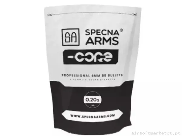 Bolas Specna Arms Core 0.20g No Bio 1kg Blanca — Munição (BBs) — Airsoft Market PT