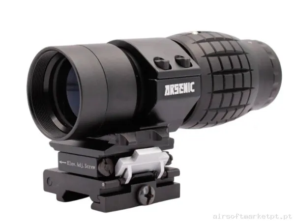 Magnificador 3X30 AS8212 Arsenic negro — Miras & Ópticas — Airsoft Market PT