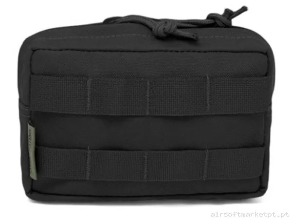 Pouch Multiusos Warrior Assault Small Horizontal C/MOLLE Delantero negro — Coletes & Rigs — Airsoft Market PT