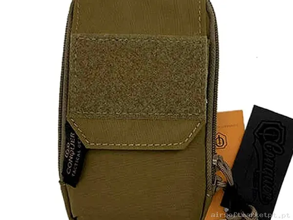 Pouch Conquer DC Coyote — Coletes & Rigs — Airsoft Market PT