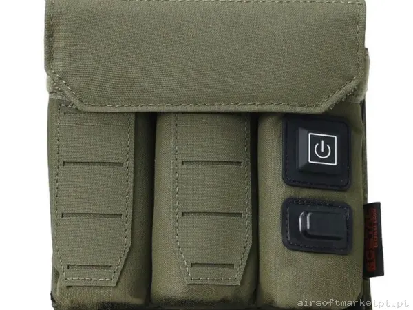 Pouch Magazine Pouch Triplo Pistola Soetac com Sistema Calentador Ranger Green — Carregadores / Magazines — Airsoft Market PT