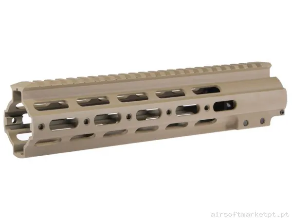 Externo Guardamão M-Lok Delta Armory Tempest 1 A19 10" tan — Acessórios & Componentes — Airsoft Market PT