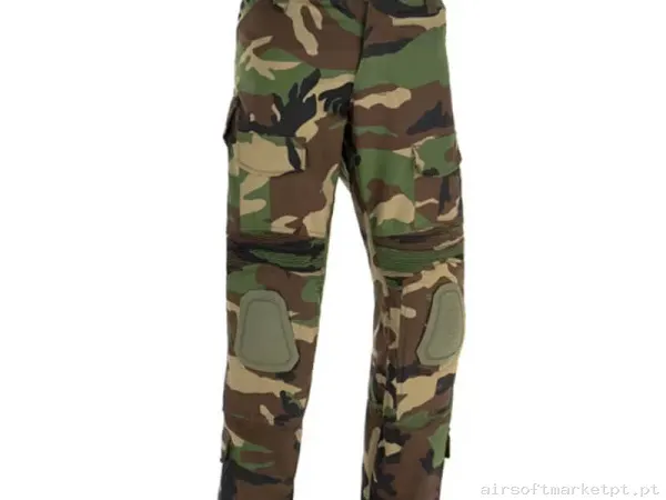 Calças de Combate Invader Gear Predator Woodland — Vestuário (Fardas) — Airsoft Market PT
