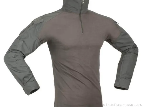 Camiseta de Combate Invader Gear Cinza Lobo — Vestuário (Fardas) — Airsoft Market PT
