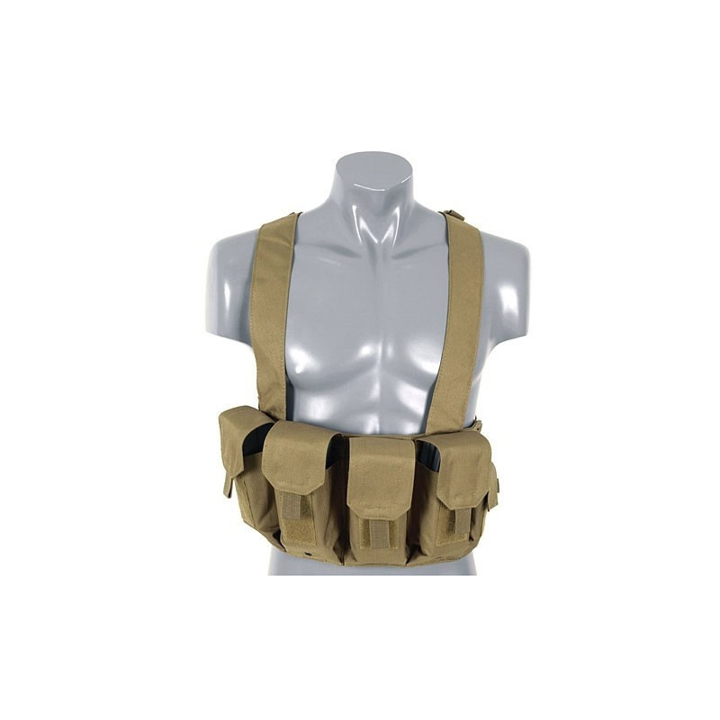 Colete Chest Rig Coyote — Coletes & Rigs — Airsoft Market PT