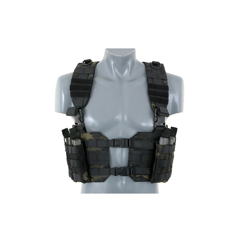 Colete Chest Harness Multicam Preto — Coletes & Rigs — Airsoft Market PT