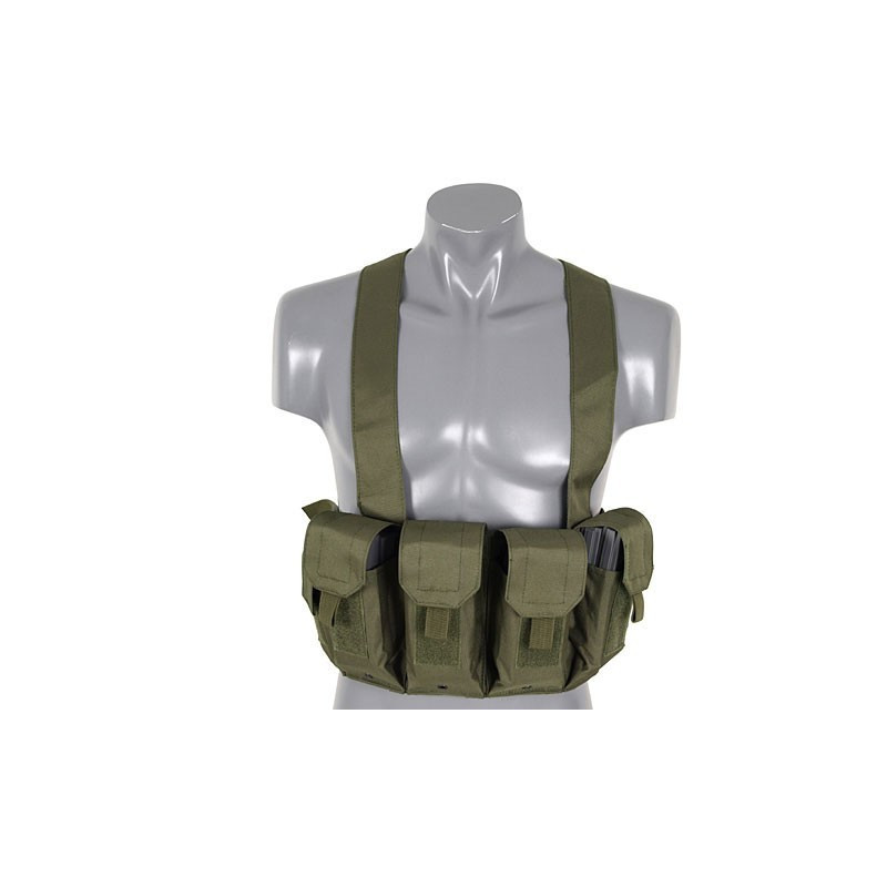 Colete Chest Rig Olive — Coletes & Rigs — Airsoft Market PT