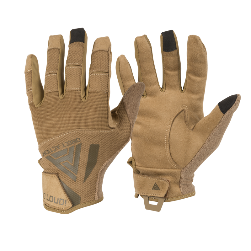 Luvas "Hard Gloves" Coyote [Direct Action] — Armas (Réplicas) — Airsoft Market PT