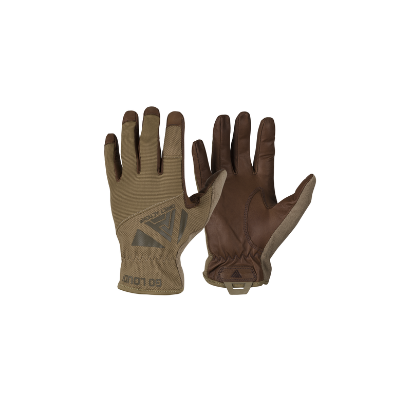Luvas "Light Gloves" Pele - Coyote [Direct Action] — Armas (Réplicas) — Airsoft Market PT