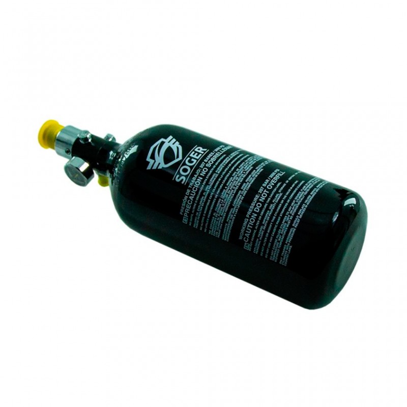 Botija HPA Soger 0.8L 3000 PSI em Alumínio - Compacta e Fiável — Kits de Conversão — Airsoft Market PT