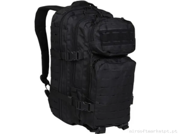 Saco US Assault Cut Mil-Tec Preto — Sacos & Mochilas — Airsoft Market PT