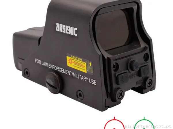 Mira Holográfica Eotech 551 Argon Arsenic negro — Miras & Ópticas — Airsoft Market PT
