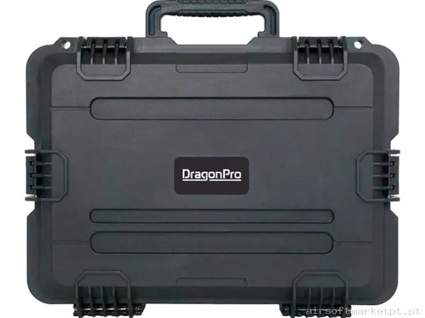 MALA RÍGIDA PARA PISTOLA DRAGONPRO 47.5 CM À PROVA D'ÁGUA IP67 PRETA — Sacos & Mochilas — Airsoft Market PT