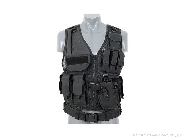 Chaleco Airsoft CQB Negro — Coletes & Rigs — Airsoft Market PT