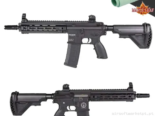 Réplica Rossi 416 Neptune 9" Devgru Negra- Maple Leaf Upgrade - Gatillo Electrónico — Rifles de Assalto (AR/M4/AK) — Airsoft Market PT