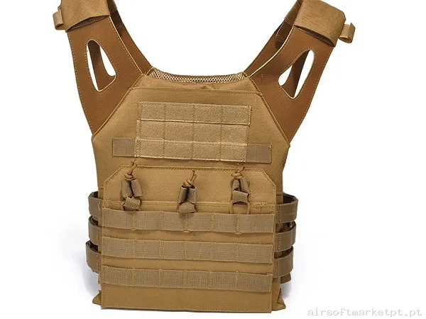 Colete Jpc Porta Placas Oem tan — Coletes & Rigs — Airsoft Market PT