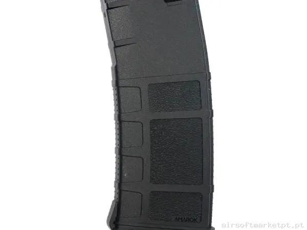 Magazine Réplica Midcap M4 Amarok Fast Feed B6 Polímero 250 Bbs preto/Azul — Carregadores / Magazines — Airsoft Market PT