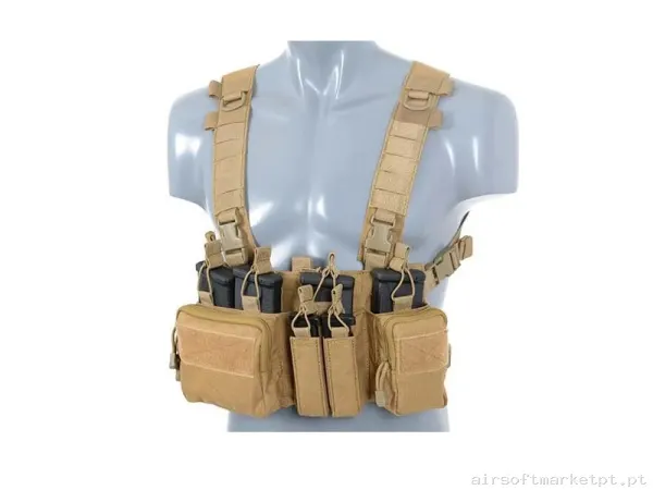 Chest Rig Sniper/Dmr Tan — Coletes & Rigs — Airsoft Market PT