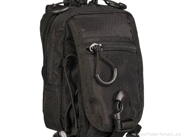 POUCH MULTIUSOS MIL-TEC HEXTAC PRETO — Coletes & Rigs — Airsoft Market PT