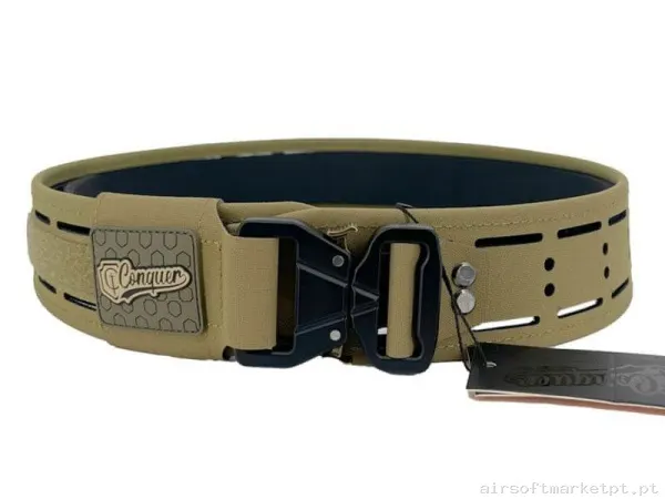Cinturon Molle Conquer Adapt Belt Platform Coyote — Gear Táctico — Airsoft Market PT