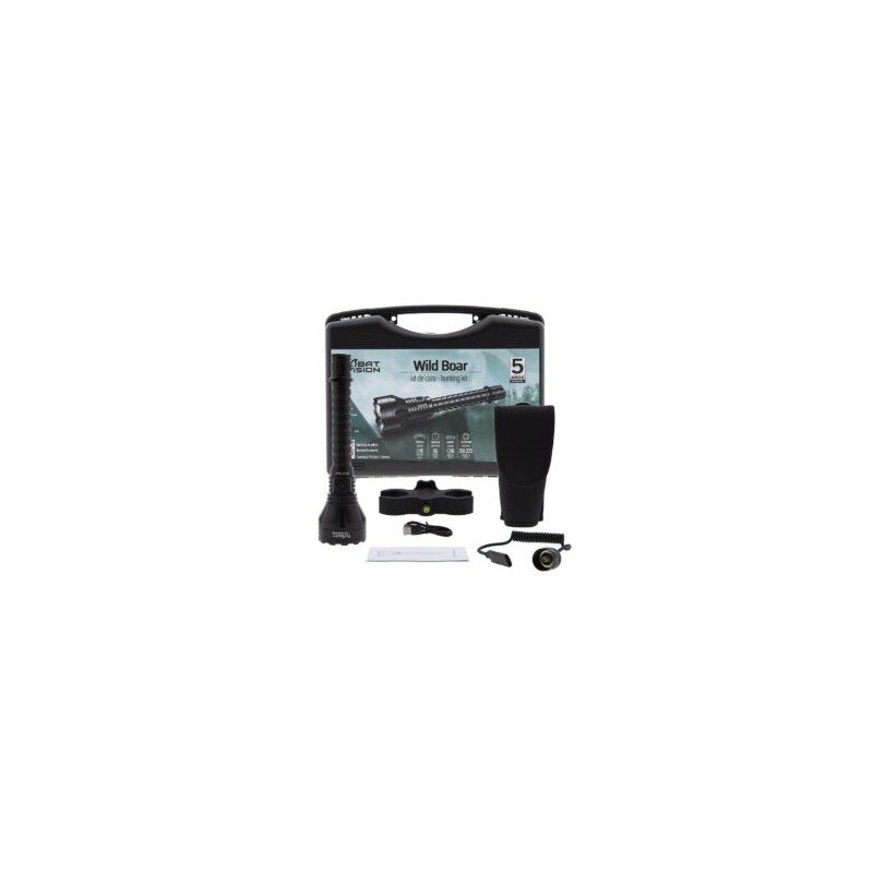 Lanterna LED WILD BOAR 1.118 lum com kit de caça B-Vision — Lanternas & Lasers — Airsoft Market PT