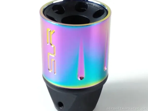 Externo Quebra-chamas Oem Smc Burned Metálica 14mm- Gradual — Acessórios & Componentes — Airsoft Market PT