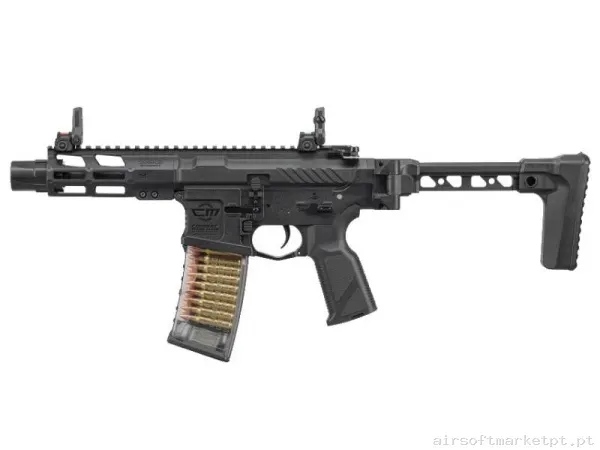 Réplica AEG M4 G&G Cm16 Batto Fod negra — Rifles de Assalto (AR/M4/AK) — Airsoft Market PT