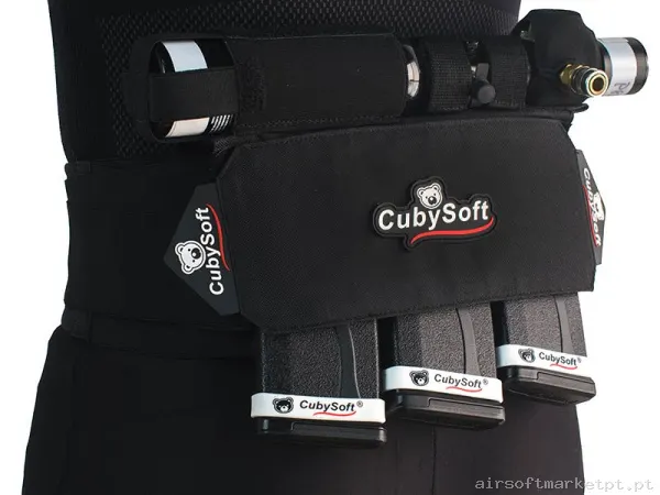 Cinturão Speedsoft Cubysoft New Xpert Harness HPA High Profile Ar X5 negro — Gear Táctico — Airsoft Market PT