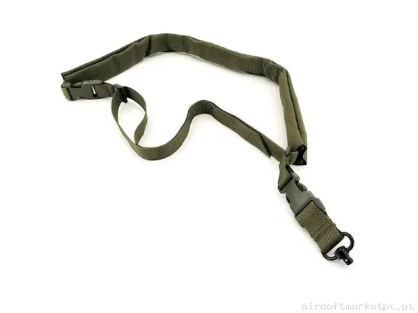 Correa CONQUER Quick-Detach 1 Punto Verde OD — Acessórios & Componentes — Airsoft Market PT