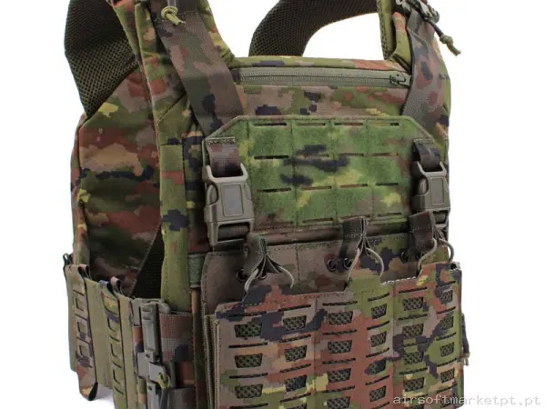 Chaleco Corso Drake MK5 Pixelado Boscoso — Coletes & Rigs — Airsoft Market PT