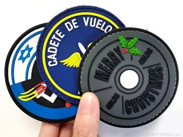 Customize your logo Waterproof & Heavy-Duty 3D PVC Patches — Vestuário (Fardas) — Airsoft Market PT