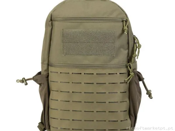 MOCHILA MOLLE DELTA TACTICS RAIDER CORTE LÁSER 25L VERDE OD — Sacos & Mochilas — Airsoft Market PT