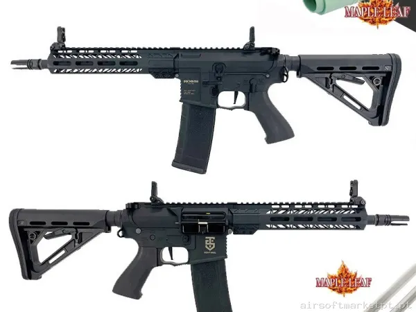 ROSSI M4 SENTINEL DELTA CON GATILLO ELECTRÓNICO NEGRA - MEJORADA PRECISION MAPLE LEAF — Rifles de Assalto (AR/M4/AK) — Airsoft Market PT