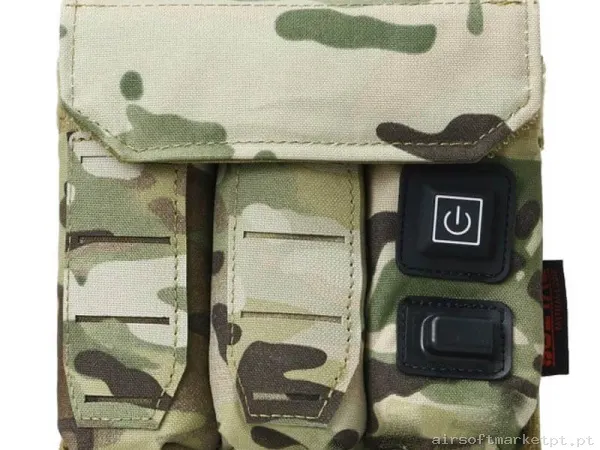 Pouch Magazine Pouch Triplo Pistola Soetac com Sistema Aquecedor Estilo multicam — Carregadores / Magazines — Airsoft Market PT