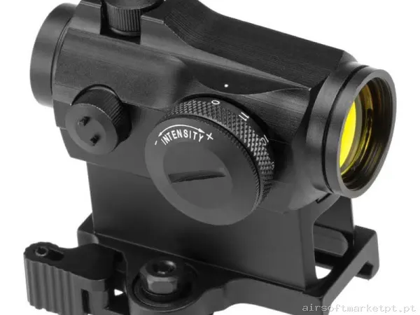 Mira Ponto vermelho T1 Aim-O RD-2 QD negra — Miras & Ópticas — Airsoft Market PT