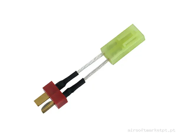Interno Adaptador T-Plug Macho a Mini Tamiya Hembra Ipower — Peças Internas (AEG) — Airsoft Market PT