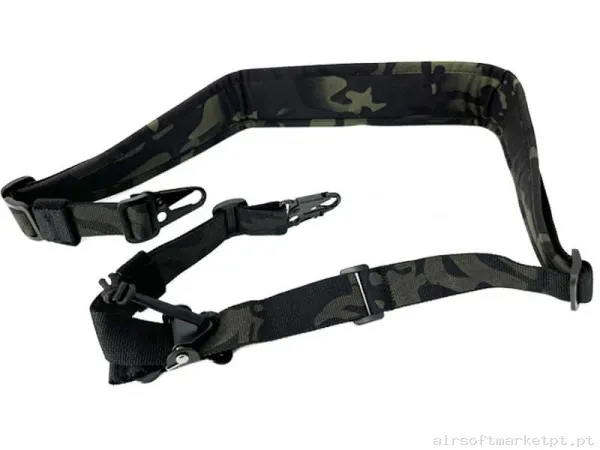 Correia Tática 2 Pontos Sixmm Sp2 Gun Sling Estilo multicam Preto — Gear Táctico — Airsoft Market PT