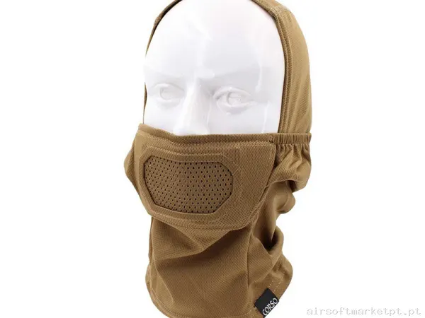 Verdugo Máscara Metálica Corso MK2 Coyote — Proteção Ocular & Facial — Airsoft Market PT
