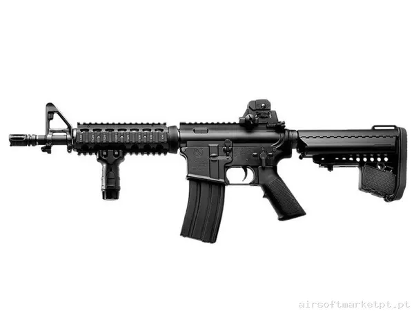 Replica AEG M4 CQB-R Next Gen Recoil Tokyo Marui Negro — Rifles de Assalto (AR/M4/AK) — Airsoft Market PT