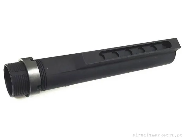 Externo Tubo Coronha GBB MWS Angry Gun CNC Mil-Spec negro — Acessórios & Componentes — Airsoft Market PT