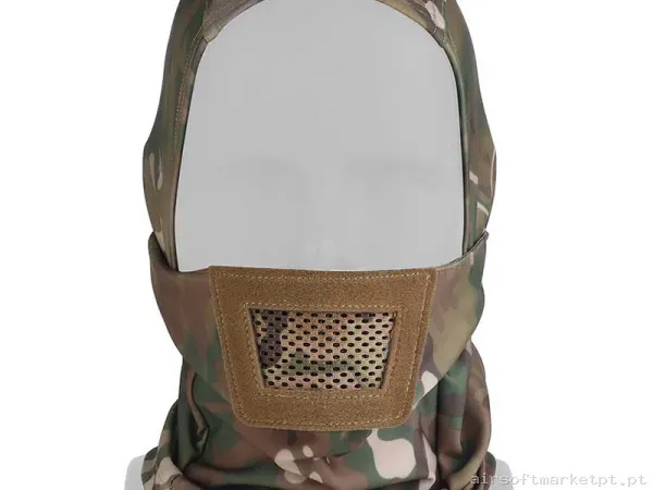 Máscara Proteção Balaclava Wosport Knight Headgear Estilo multicam — Proteção Ocular & Facial — Airsoft Market PT