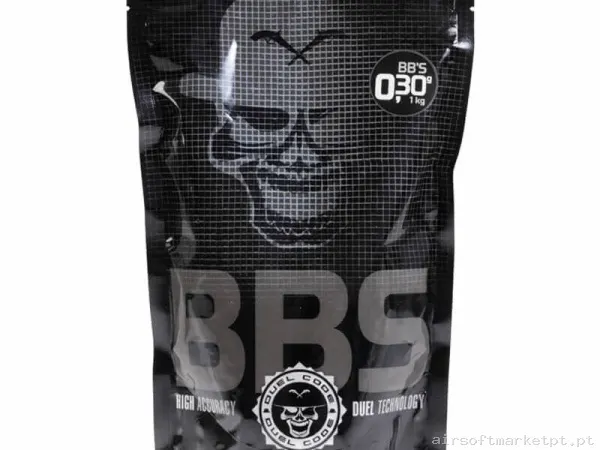 BBs 0.30g Duel Code Absolute 1kg Brancas — Munição (BBs) — Airsoft Market PT