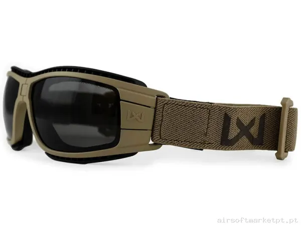 Óculos Wiley X Lynx 2 Lentes (Fumê/Transparente) tan — Proteção Ocular & Facial — Airsoft Market PT