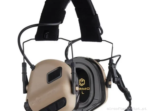 Comunicações Auricular Earmor M32 Plus Mod4 tan — Rádios & Comunicação — Airsoft Market PT